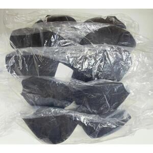 Dreamfit Black Micro Plunge 5pc Bra Bundle Women Size 40DDD